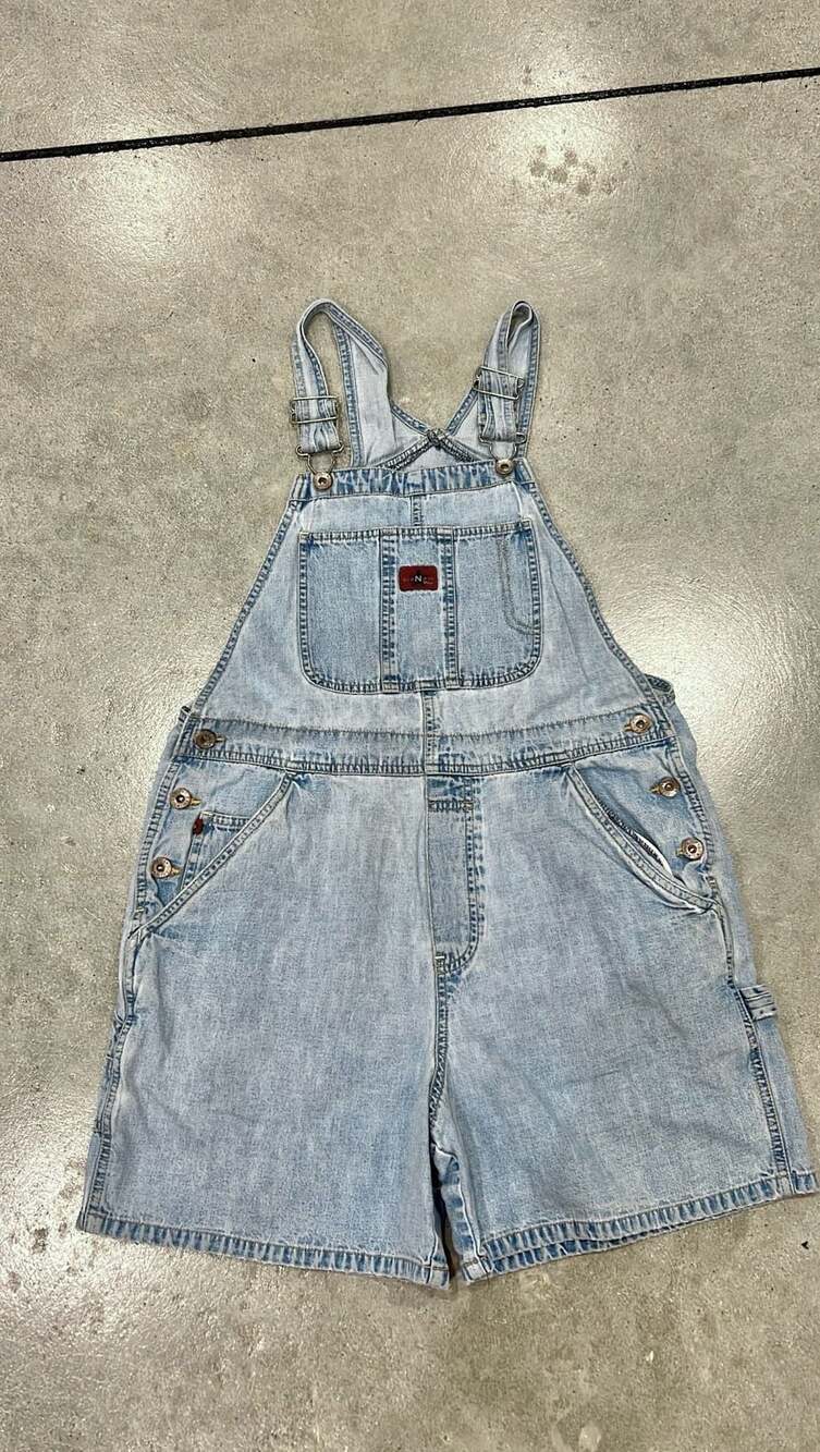 Vintage Old Navy light wash coveralls